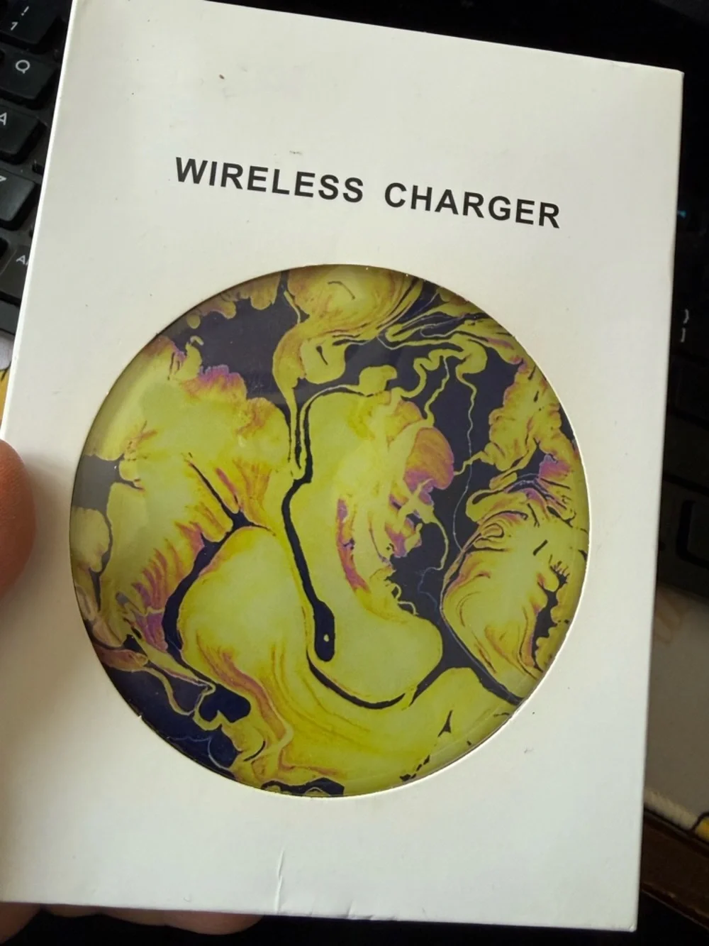 Ksera Fast Wireless Charger with LED Night Light, 10W Qi Charging Compatible wit